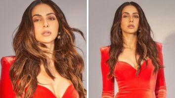 Rakul Preet Singh sets Instagram ablaze in a stunning red dress from Alex Perry