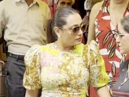 Rani Mukerji gets clicked by paps as she steps out in the city