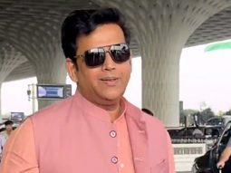 Ravi Kishan poses in a kurta as he gets clicked at the airport