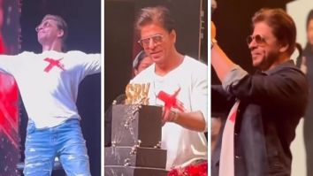 Shah Rukh Khan dances to Jawan and Pathaan’s tracks for fans on his 58th birthday, cuts 3-tier cake; watch videos