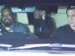 Salman Khan arrives in a black kurta as paps capture a glimpse of him
