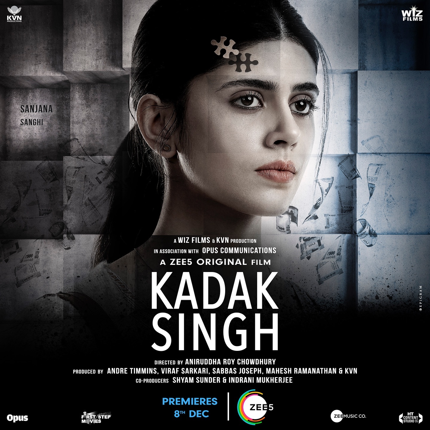 After unveiling Kadak Singh trailer at IFFI, Sanjana Sanghi shares her character poster; says, "Living her has felt meditative"
