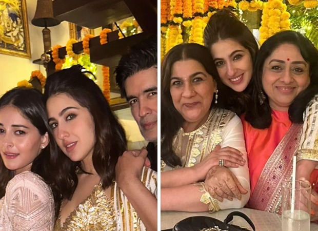 Sara Ali Khan and Amrita Singh host a Diwali bash attended by Ananya Panday, Manish Malhotra, and other friends