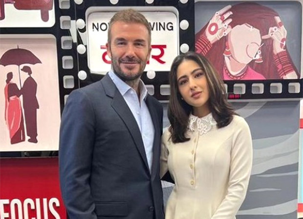 Sara Ali Khan engages in conversation with football legend David Beckham!