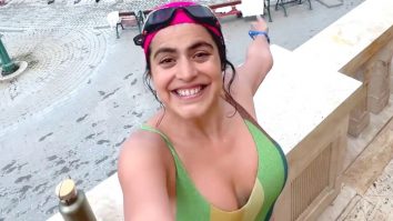 Shenaz Treasury shares a glimpse of her pool time in Budapest