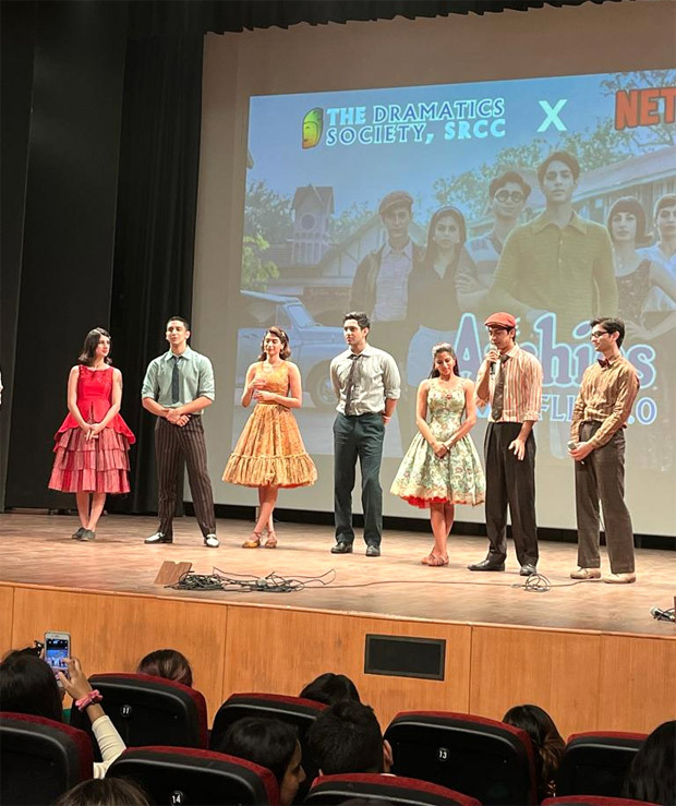 Suhana Khan, Agastya Nanda, Khushi Kapoor and team The Archies perform 'Va Va Voom' in colleges in New Delhi, watch Suhana Khan, Agastya Nanda, Khushi Kapoor and team The Archies perform 'Va Va Voom' in colleges in New Delhi, watch