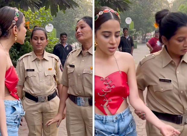 Uorfi Javed ARRESTED for her fashion choices? Video shows police taking her into custody, watch 