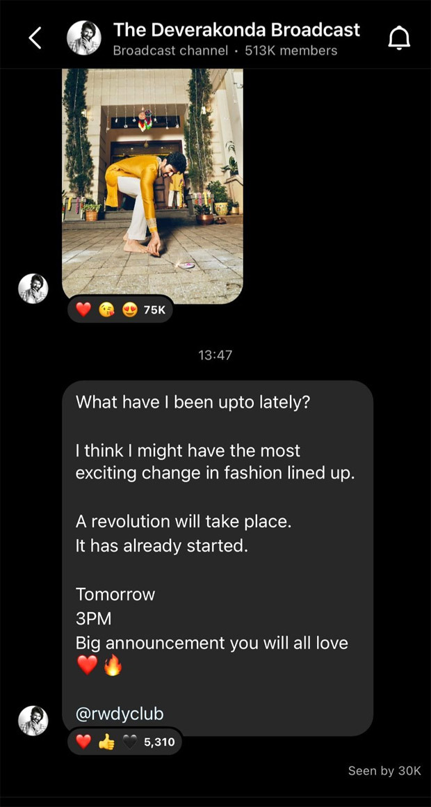 “A revolution will take place” what Is Vijay Devarakonda hinting towards?