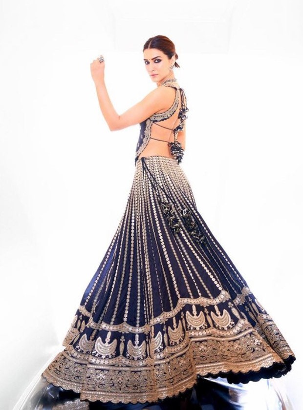 Kriti Sanon looks scintillating in stylish black lehenga at Ekta Kapoor's Diwali bash
