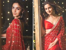 Alia Bhatt sets the Diwali night on fire in a ravishing red lehenga at Kareena Kapoor’s star-studded bash