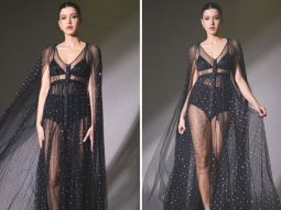 Shanaya Kapoor’s glam game is only getting stronger in a breath taking black sheer gown