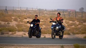 Bade Miyan Chote Miyan: Akshay Kumar and Tiger Shroff drive bikes in adrenaline-packed action sequence with aircraft flying over them