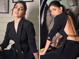 Alaya F’s backless pantsuit, uniquely crafted, redefines power dressing with a fresh twist