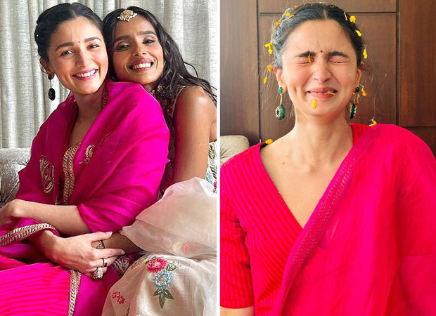Alia Bhatt stuns in pink salwar suit as the perfect bridesmaid for her close friend; see pics