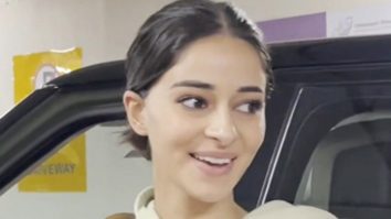Ananya Panday gets papped at the airport sporting a cool hoodie
