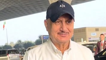 Anupam Kher gets clicked by paps at the airport