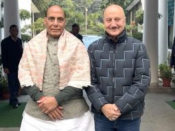 Anupam Kher meets Defence Minister Rajnath Singh in Delhi; calls it “Great learning experience”
