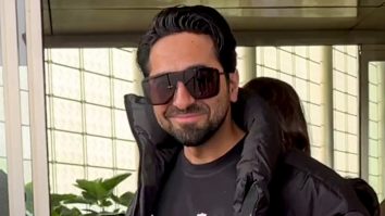 Ayushmann Khurrana gets clicked at the airport with wife Tahira Kashyap & kids