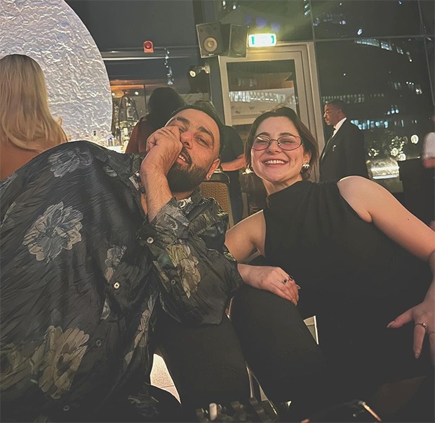 Badshah, Karan Aujla hang out with Pakistani actress Hania Aamir and set the social media ablaze, see pics 
