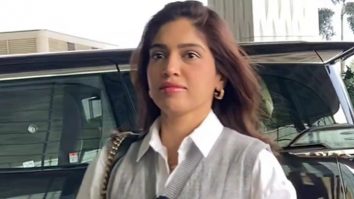 Bhumi Pednekar gets clicked by paps at the airport
