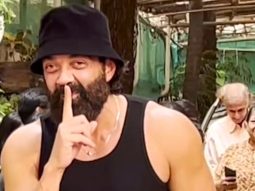 Bobby Deol poses for paps in a bucket hat and his ‘Animal’ signat