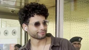 Cute! Siddhant Chaturvedi rocks the curly hair at the airport