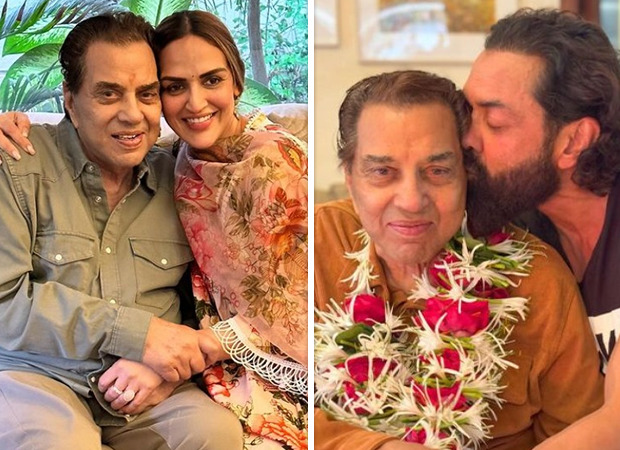 Esha and Bobby Deol extend heartfelt birthday wishes on Father Dharmendra’s 88th birthday; see pics