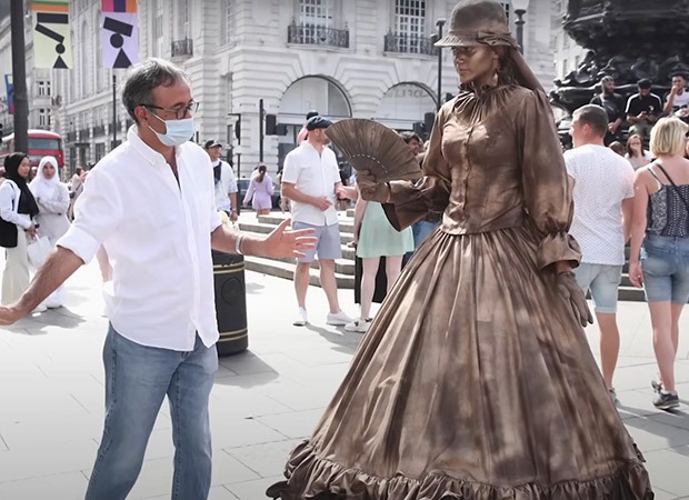 Taapsee Pannu recalls turning into living statue for Dunki and earning “some pounds”; Rajkumar Hirani jokes “London schedule ussi see nikla hai”