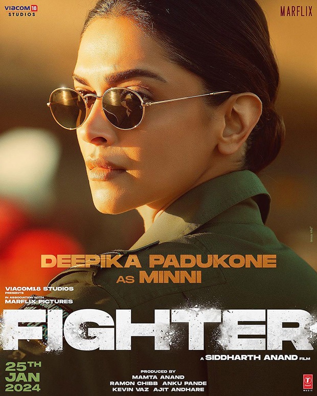 FIGHTER FIRST LOOK: Deepika Padukone shines as Squadron Leader Minal Rathore on the poster