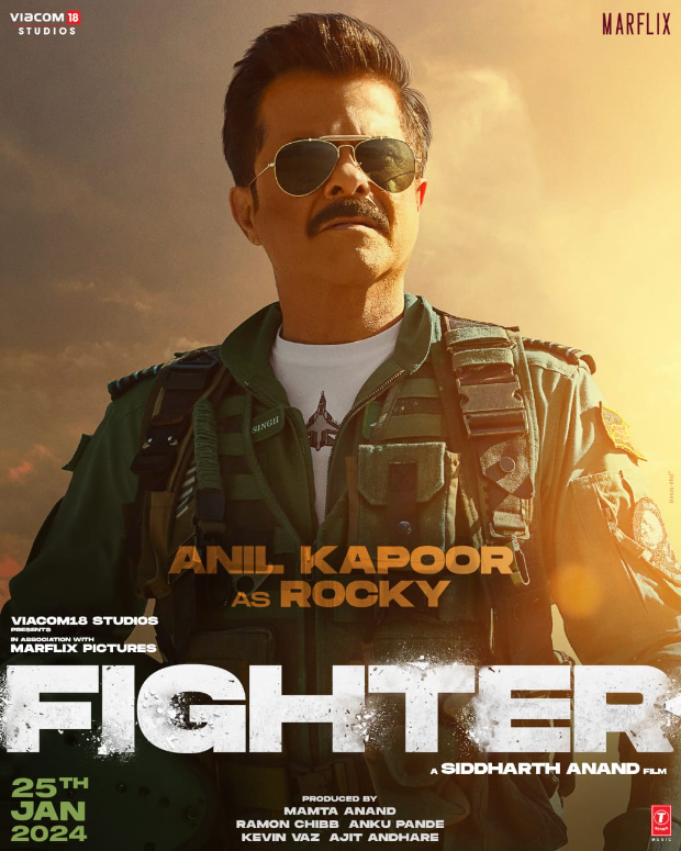 FIGHTER FIRST LOOK: Anil Kapoor captivates as Group Captain Rakesh Jai Singh on the poster