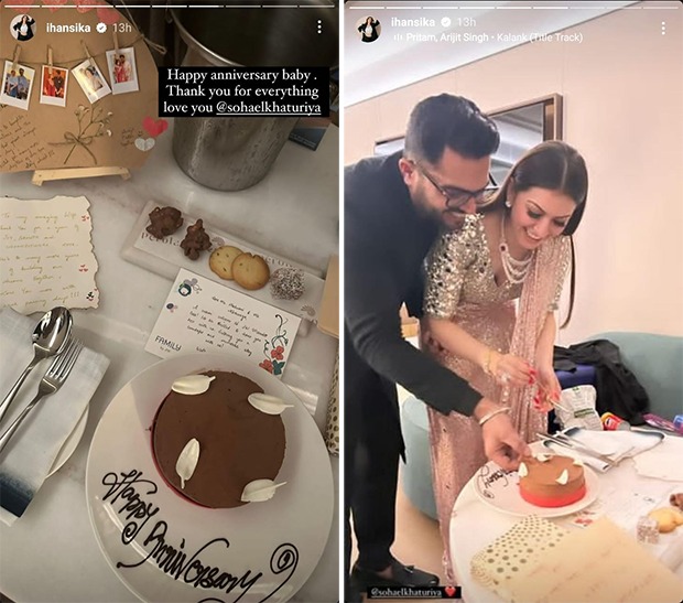 Hansika Motwani and Sohael Kathuria celebrate first marriage anniversary in style; see pics