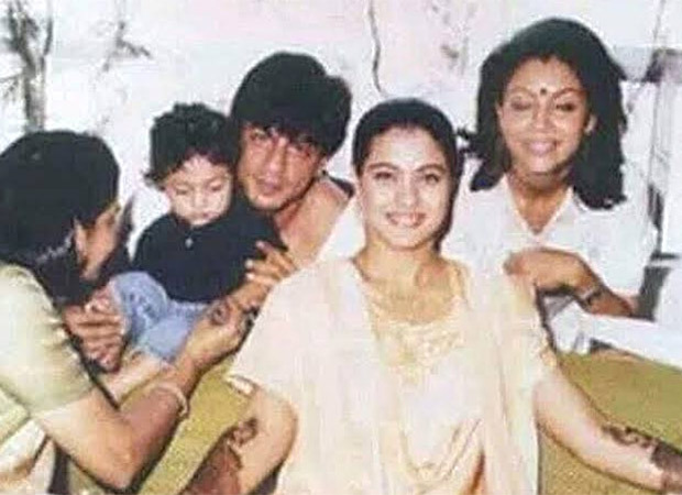Shah Rukh Khan, Gauri, and Aryan's heartwarming presence at Kajol’s mehendi resurfaces, see pic