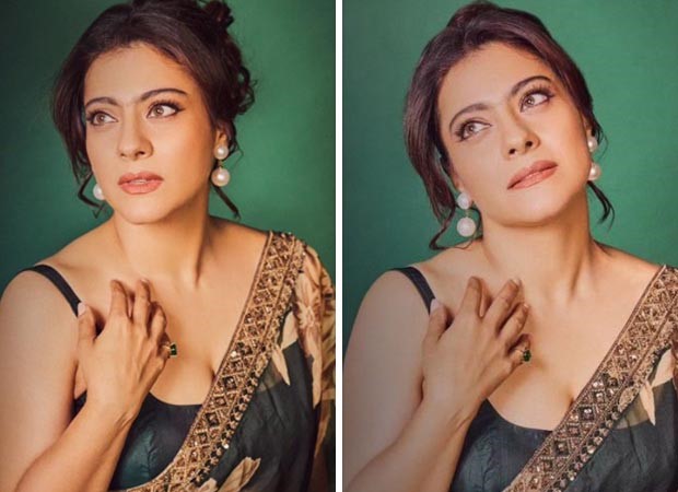 Kajol exudes floral charm in a dark green floral saree at The Archies premiere : Bollywood News