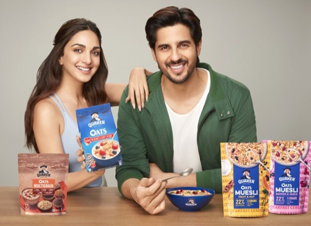 Power couple Kiara Advani and Sidharth Malhotra become brand ambassadors of Quaker