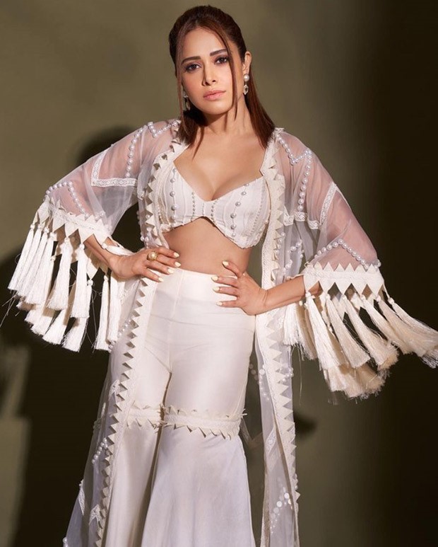 Nushrratt Bharuccha serve a dose of her best sartorial glam in white pearl embellished sharara set