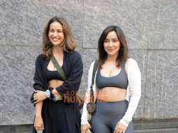 Photos: Aisha Sharma and Neha Sharma snapped outside the gym