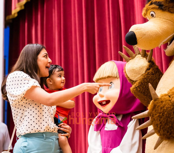 photos kajal aggarwal shriya saran neha dhupia and others attend the masha and the bear event in mumbai 5