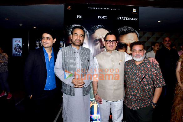 photos pankaj tripathi sandeep singh vinod bhanushali and others snapped at the trailer launch of main atal hoon 1