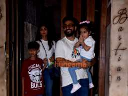 Photos: Shilpa Shetty snapped with family at Bandra