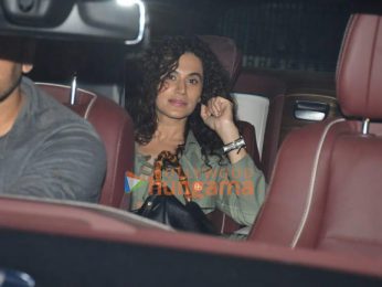 Photos: Taapsee Pannu, Bhushan Kumar and others grace the special screening of Dunki at YRF Studios Photos: Taapsee Pannu, Bhushan Kumar and others grace the special screening of Dunki at YRF Studios