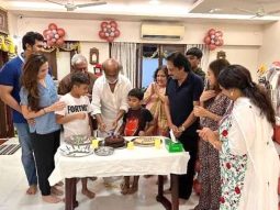 Rajinikanth celebrates his 73rd birthday with his family including his grandsons