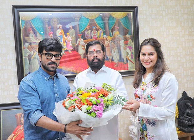 Ram Charan and Upasana meet Maharashtra CM Eknath Shinde; see pics