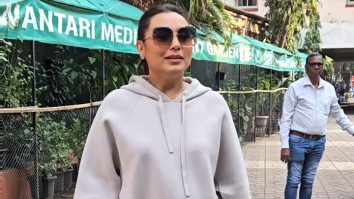 Rani Mukerji steps out in the city sporting a hoodie