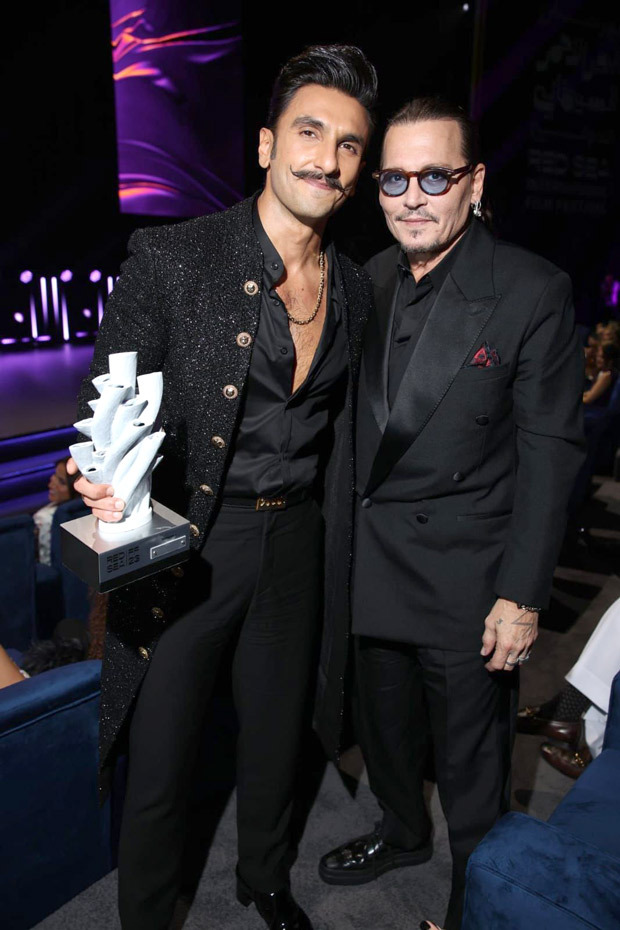 Ranveer Singh and Johnny Depp, two masters of transformation, share a special moment at Red Sea International Film Festival 2023