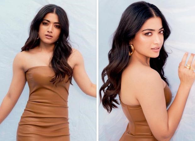 rashmika mandanna brown dress Rashmika Mandanna looks drop dead gorgeous in brown body-con dress for  Animal promotions : Bollywood News