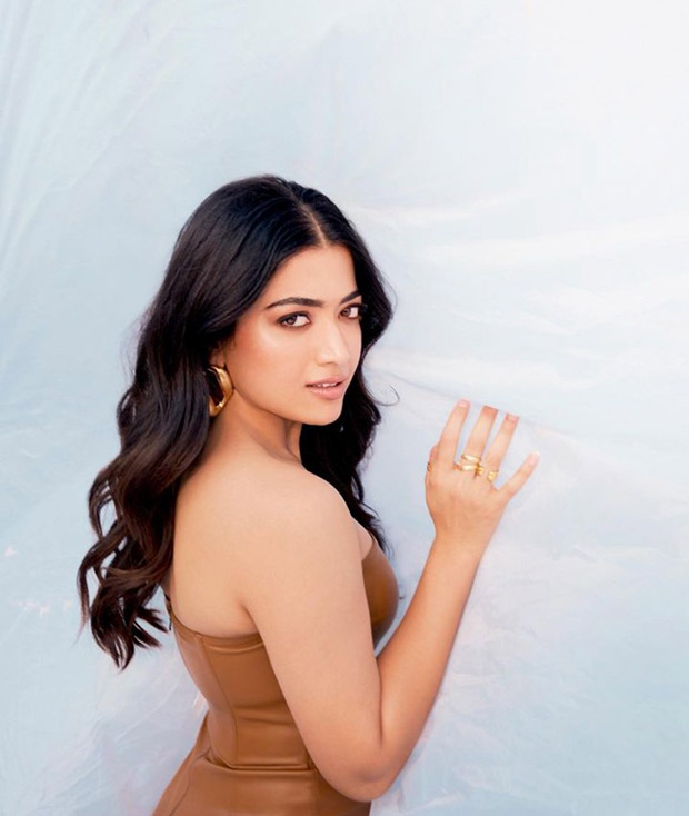 Rashmika Mandanna looks drop dead gorgeous in brown body-con dress for Animal promotions