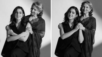 Sara Ali Khan and Sharmila Tagore lend their charm to a timeless photoshoot, adorned in black ensembles