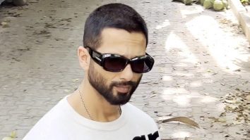 Shahid Kapoor gets clicked by paps as he steps out in the city