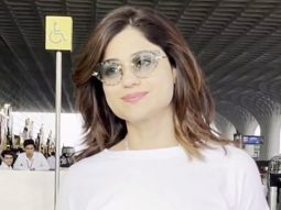 Shamita Shetty gets clicked at the airport by paps