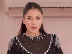 Shehnaaz Gill rocks the black tassles with elegance